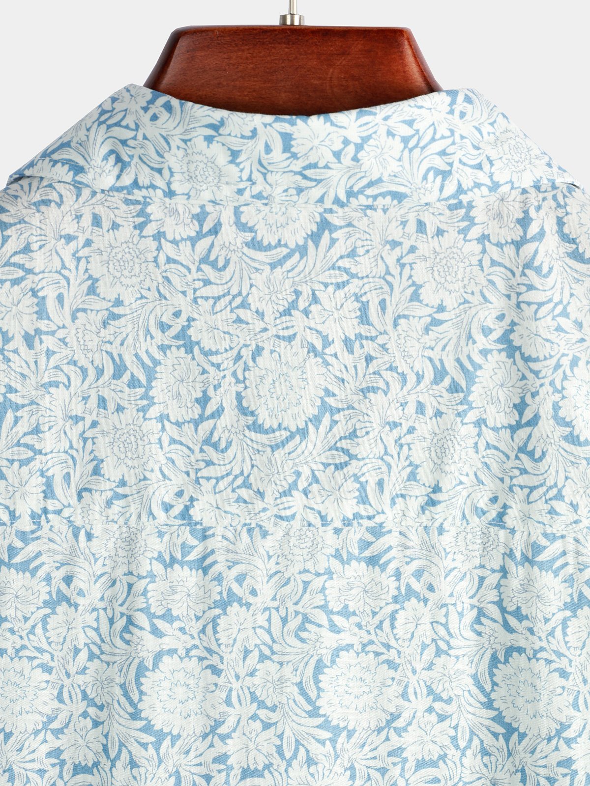 Men's Floral Print Cotton Shirt