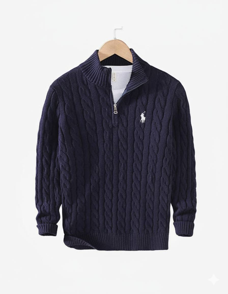 RL® Classic Cable Quarter-Zip