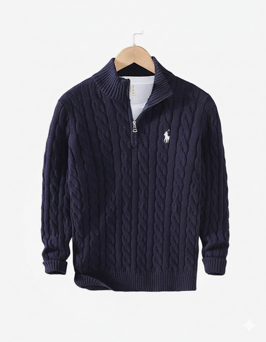 RL® Classic Cable Quarter-Zip