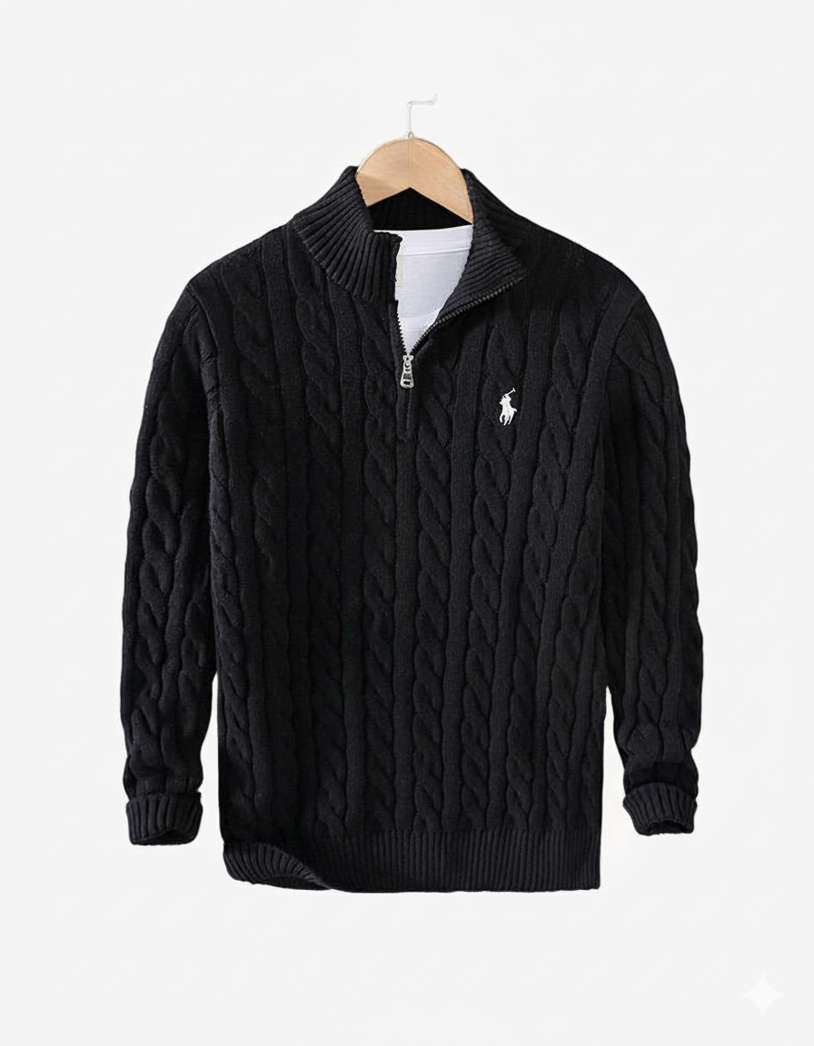 RL® Classic Cable Quarter-Zip