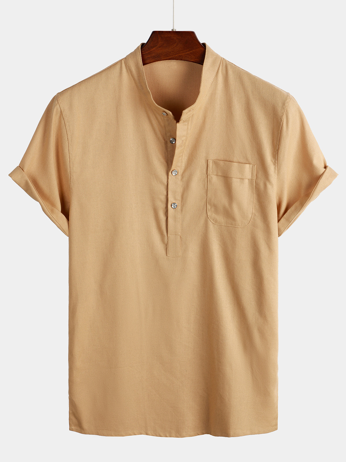 Casual Short Sleeve Holiday Shirt for Men