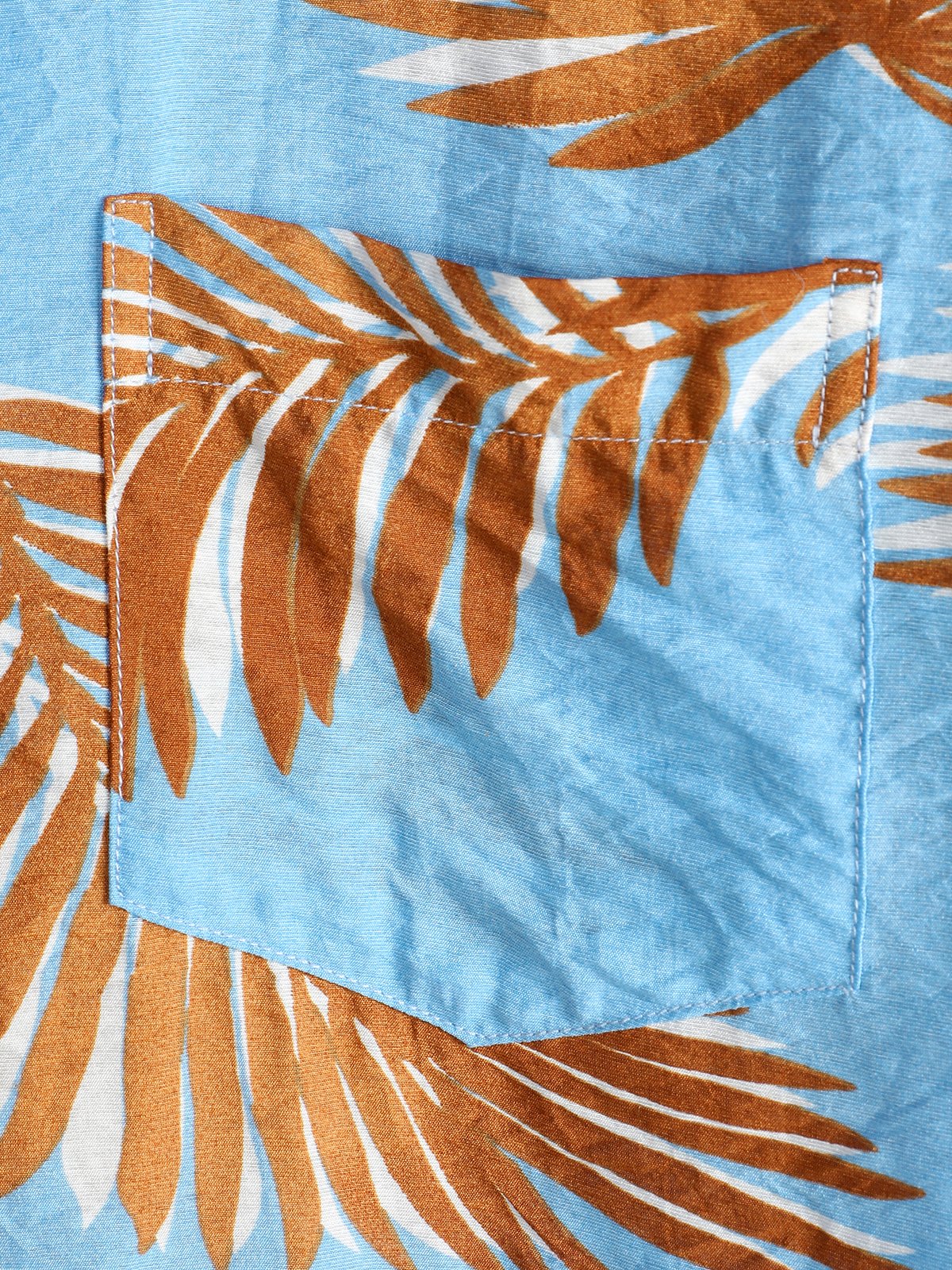 men's pure cotton shirt with Hawaiian holiday print