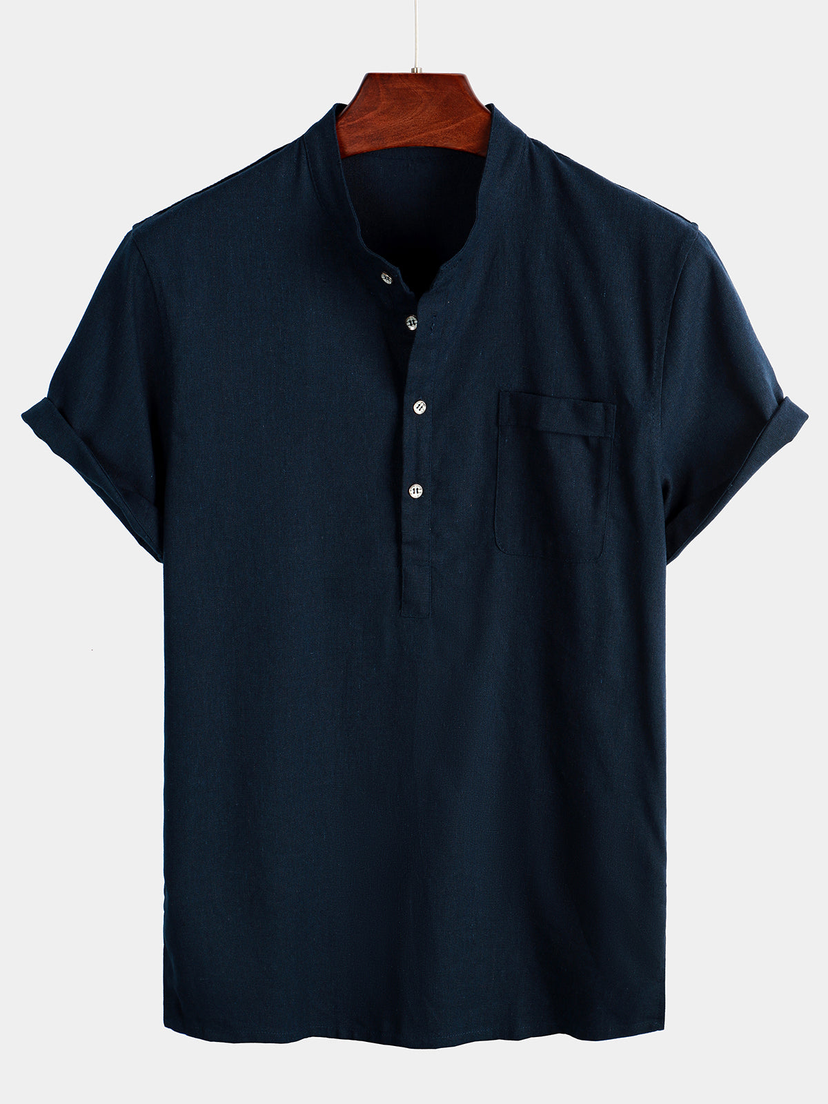 Casual Short Sleeve Holiday Shirt for Men