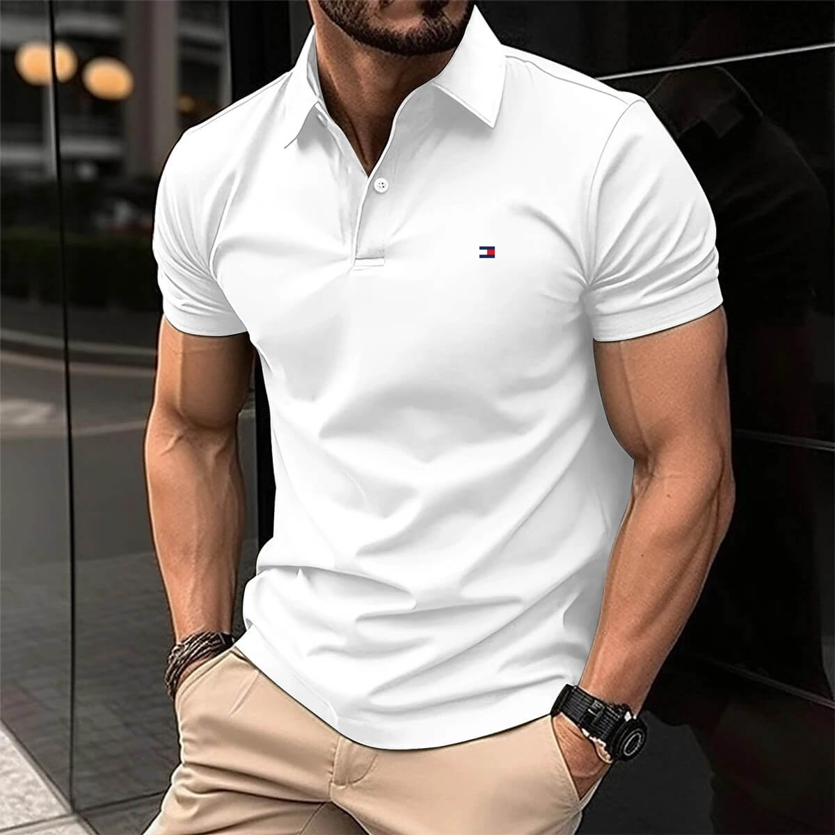 Tommy Hilfiger -  Stretch Fit Polo
