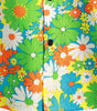 Tropical Floral Cotton Hawaiian Shirt for Men