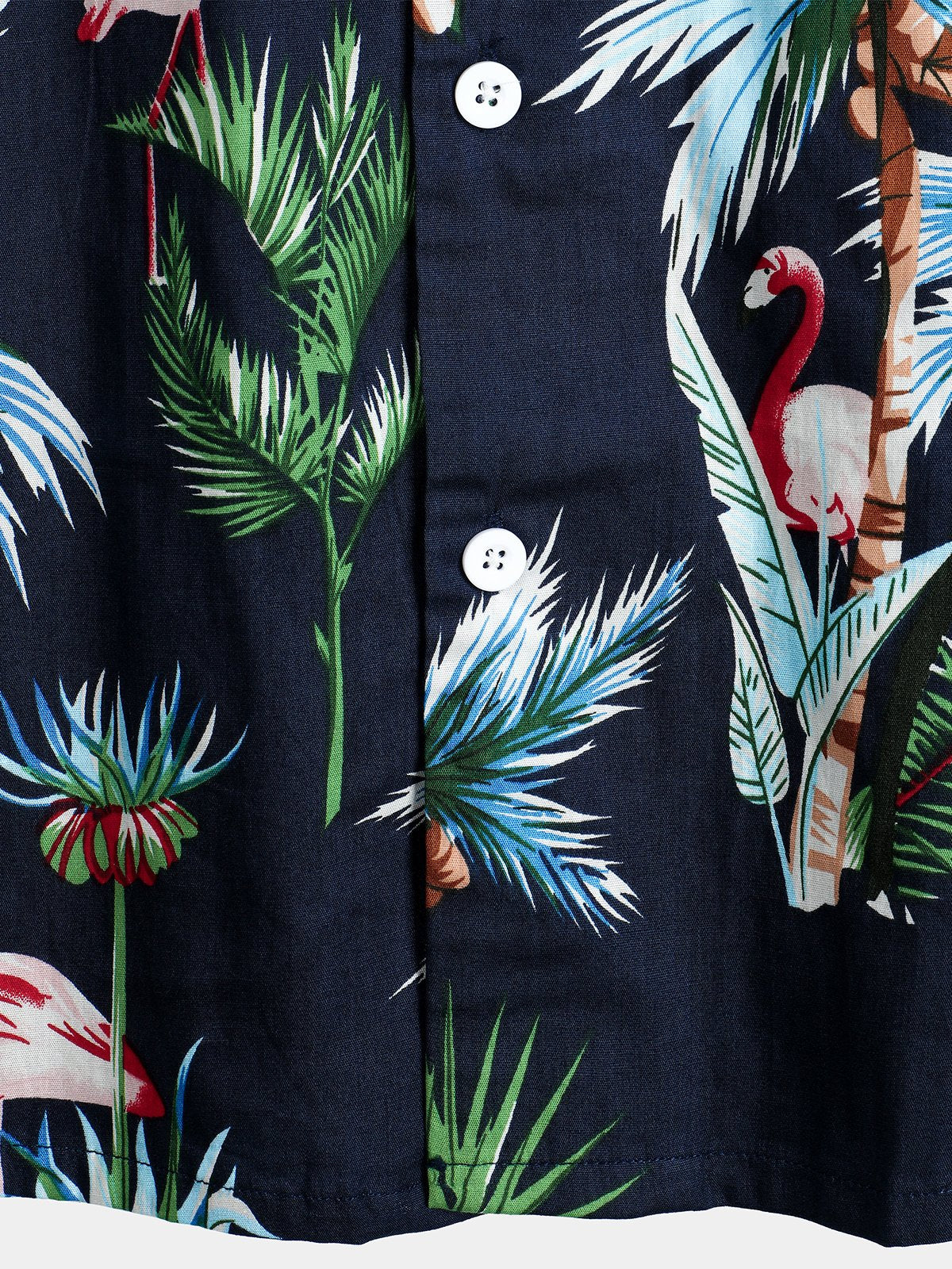 men's pure cotton shirt with Hawaiian holiday print