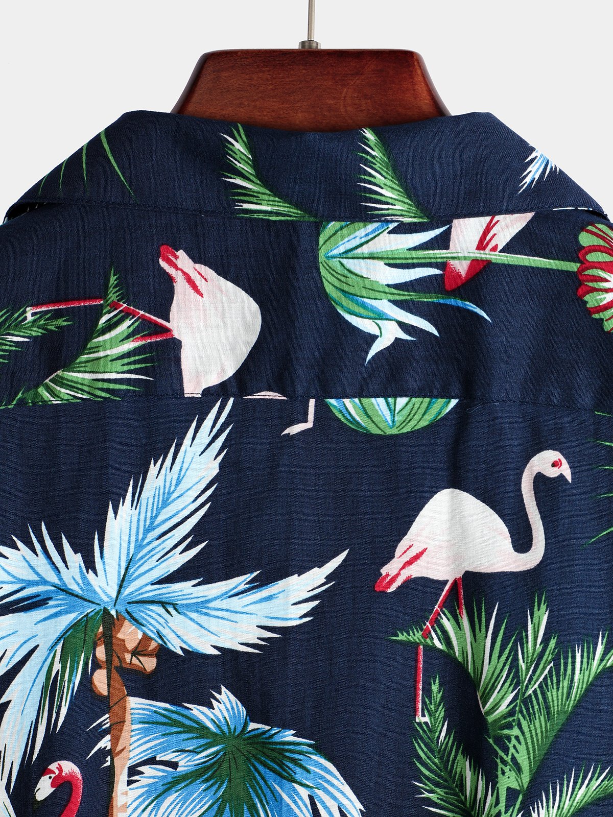 men's pure cotton shirt with Hawaiian holiday print