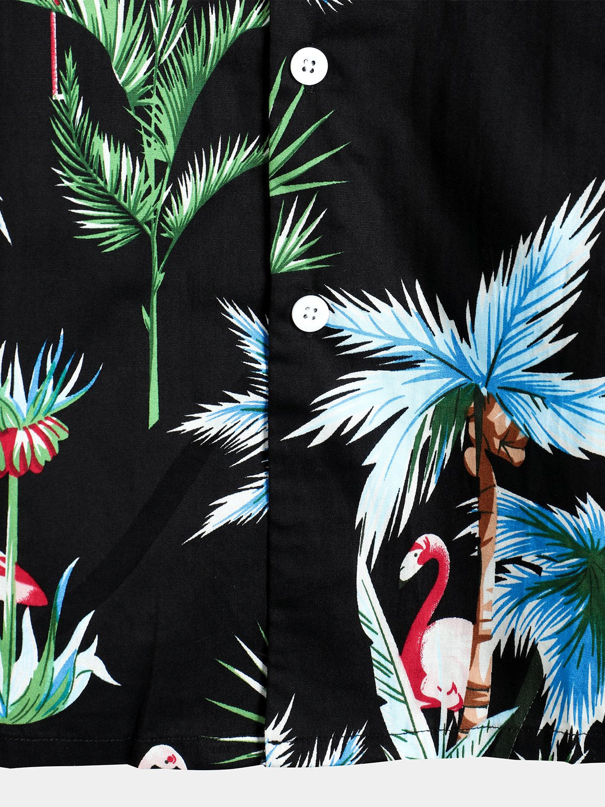 Men's pure cotton Hawaiian holiday print shirt