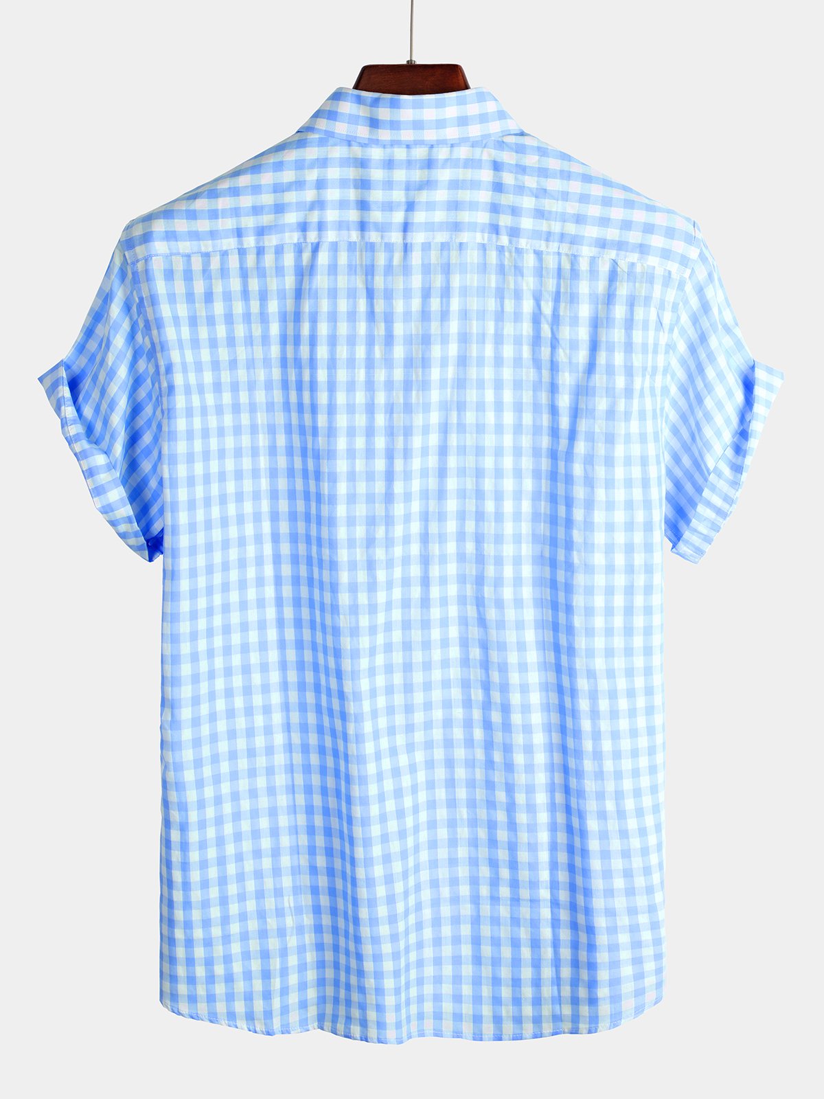 Casual Cotton Check Shirt for Men