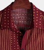 Short Sleeve Striped Cotton Shirts for Men