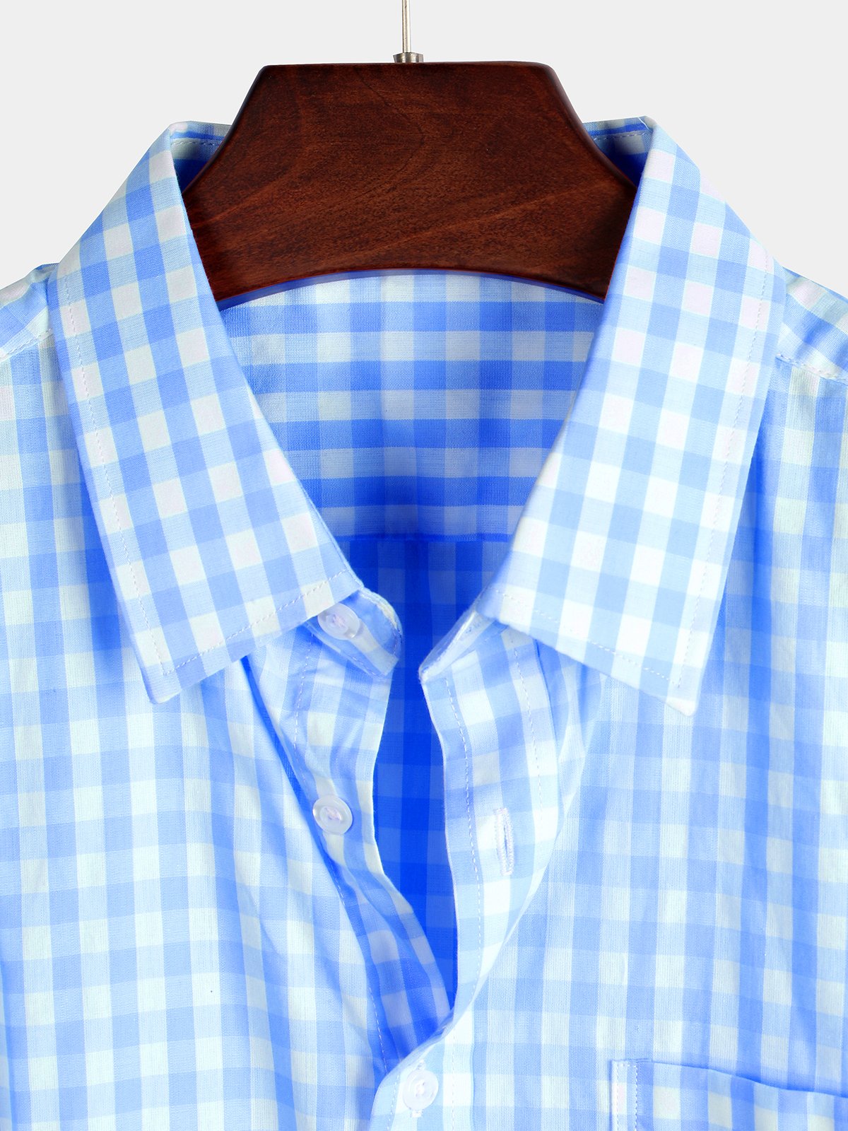 Casual Cotton Check Shirt for Men