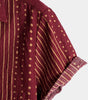 Short Sleeve Striped Cotton Shirts for Men