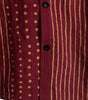 Short Sleeve Striped Cotton Shirts for Men
