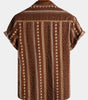 Men's Short Sleeve Retro Cotton Shirts