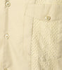 Plain cotton jacquard weave shirt