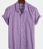 Casual Cotton Check Shirt for Men