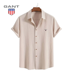 GANT - White Camp Collar Shirt