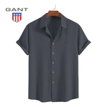 GANT - White Camp Collar Shirt