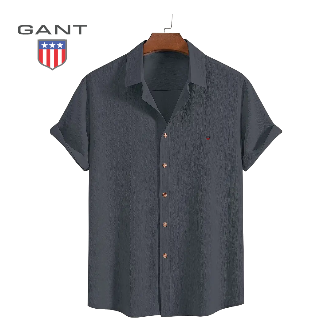 GANT - White Camp Collar Shirt
