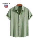 GANT - White Camp Collar Shirt